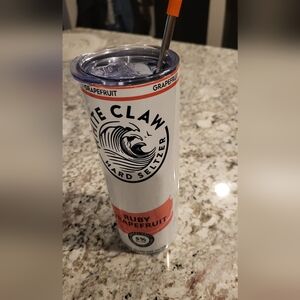 White Claw Ruby Grapefruit Hard Seltzer Stainless Tumbler